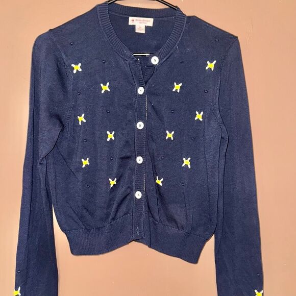 Brooks Brothers Red Fleece Bumblebee Cardigan - Size Medium - Picture 5 of 8